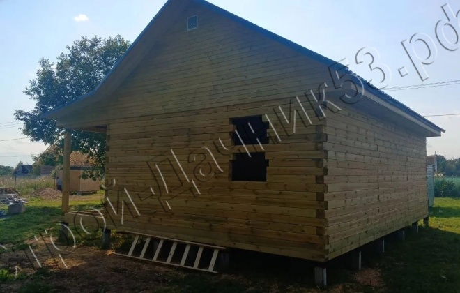 4 Брусовой дом 9х8 м, 72 М², Новгородская область, Старорусский район, деревня Ретле (5)